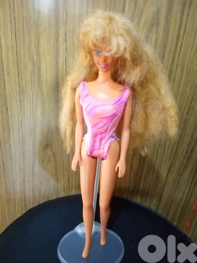 WET 'N WILD Barbie Mattel 1989 rare great doll special hair 2 tones=42