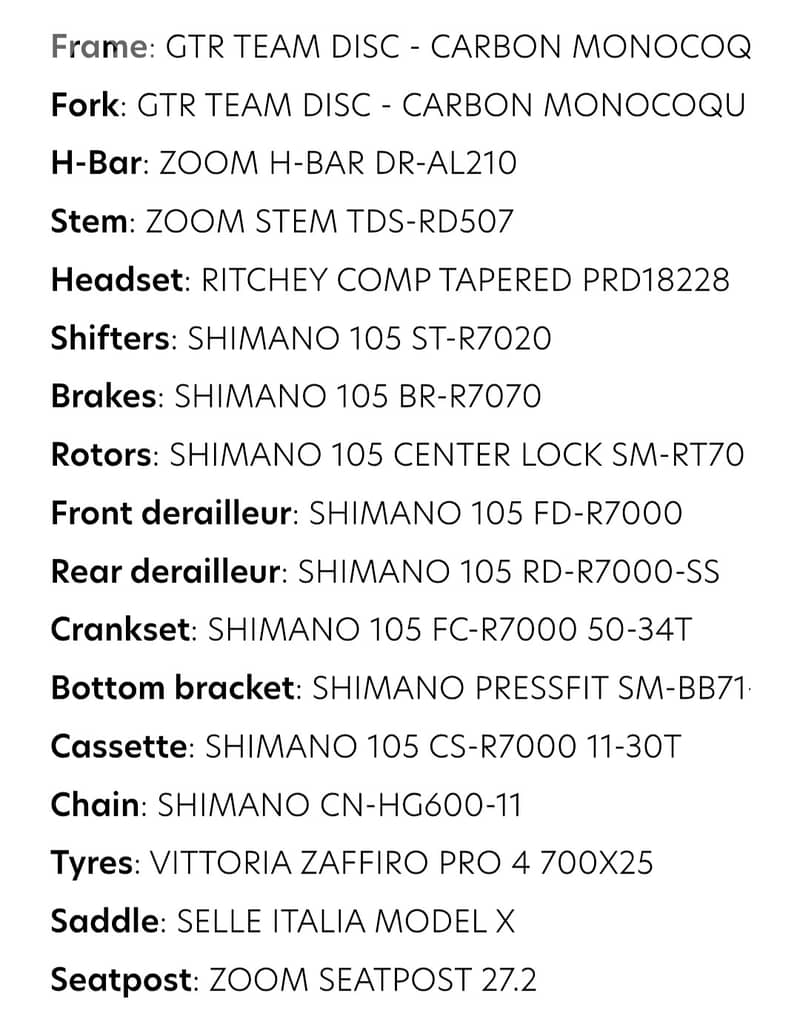 Willier GTR Team 2