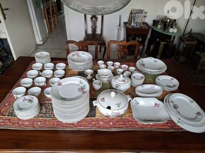 old porcelain set, 130 pieces