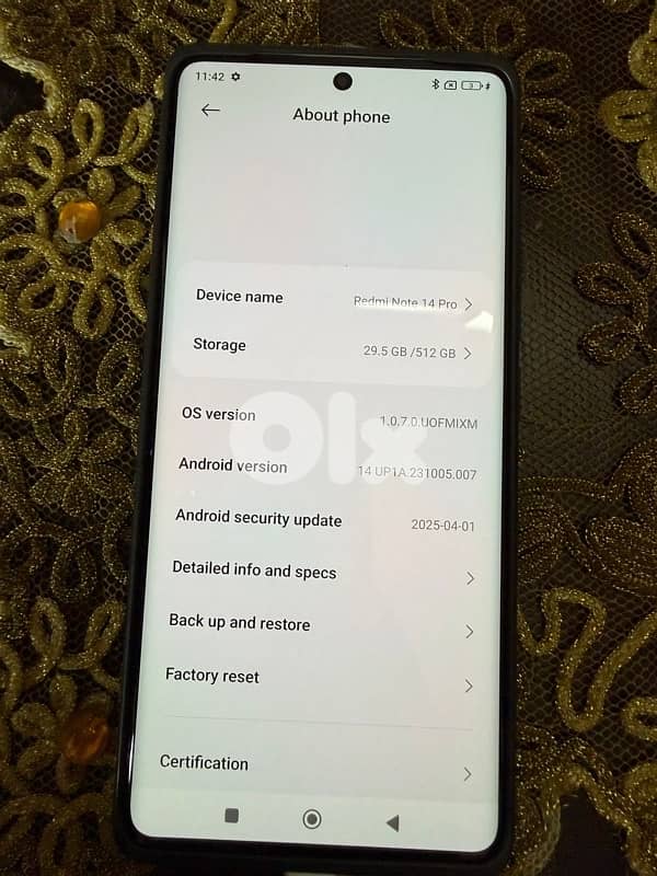 Redmi note 14 pro 1