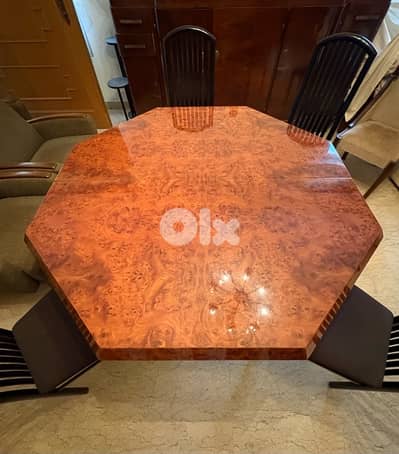 Salle à manger en bois laqué Roche -Bobois