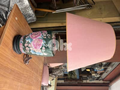 Vintage chinese chinoiserie porcelaine table lamp 150$