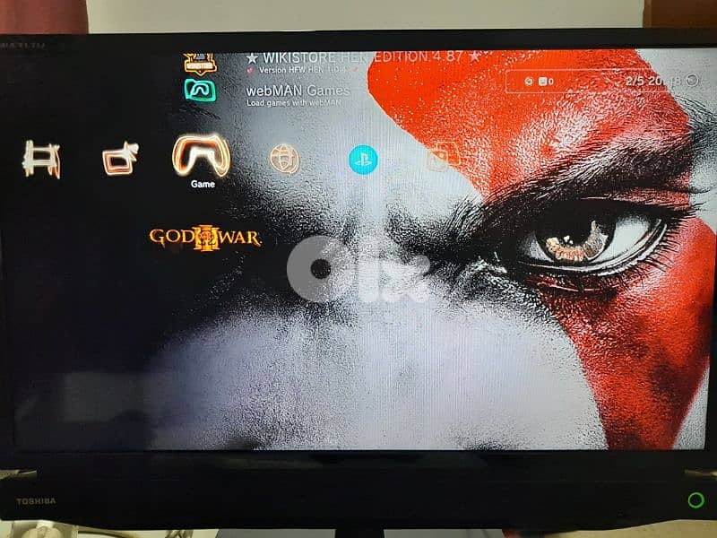 ps3 with 18 game + 2 library with all ps1 ps2 ps3 games +1000 7