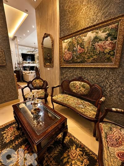 “Antique French salon