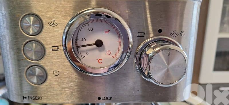 espresso machine like new + coffee grinder 1