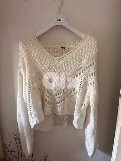 White Free People Sweater