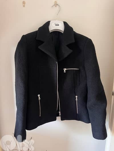 black wool jacket