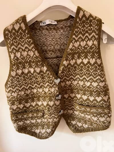 Zara Khaki sweater-top