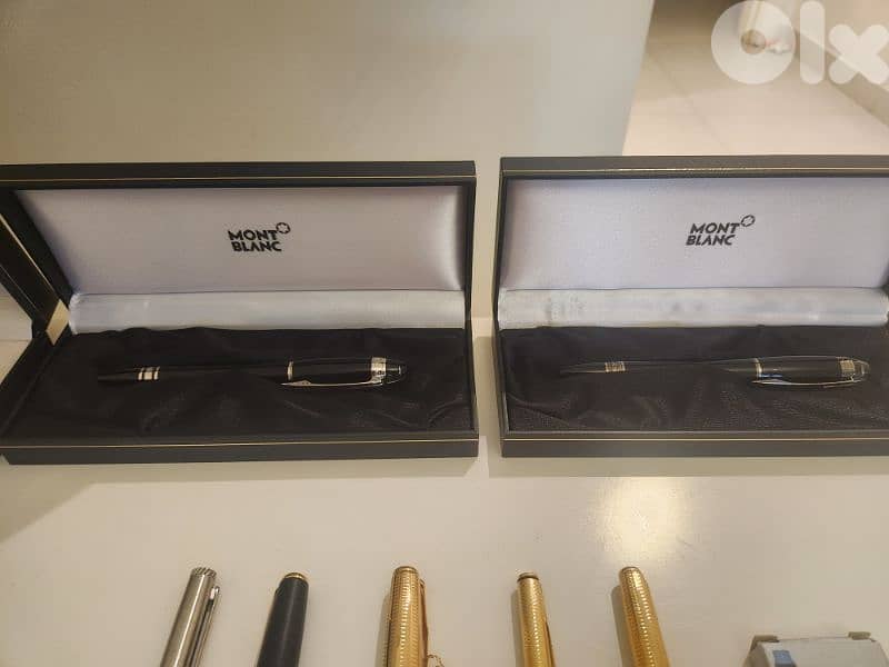 Parker (Gold plated), Mont Blanc, Cerruti, Alfred Dunhill 2
