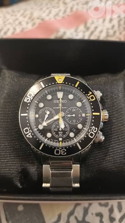 seiko prospex solar diver watch