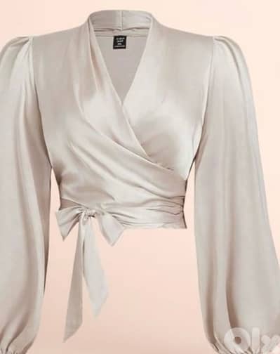 Silk champagne color top