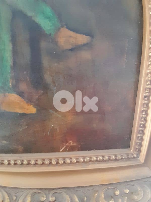painting Jan Steen Self portrait playing lute variation authentic oil 3