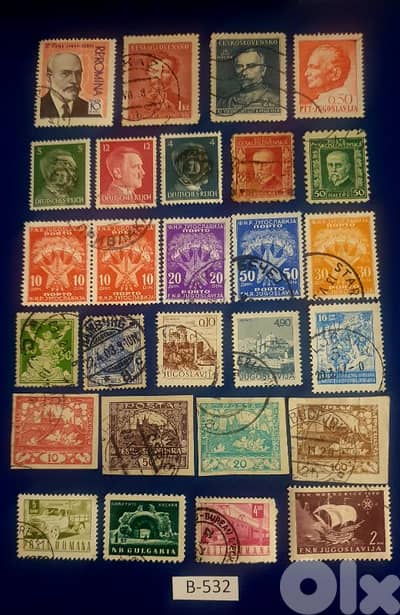 Germany Reich DDR USSR lot # B-532 x 27 stamps