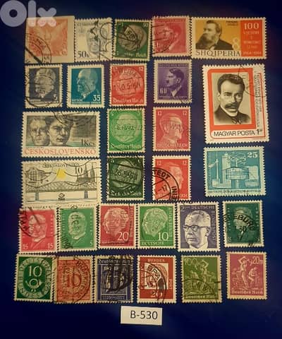 Germany Reich DDR USSR lot # B-530 x 29 stamps