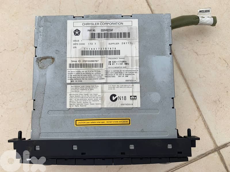 Autoradio Jeep Grand Cherokee 2008 1