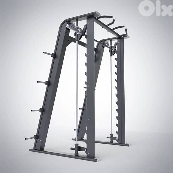Commercial Smith Machine with Pull-Up Bar 2