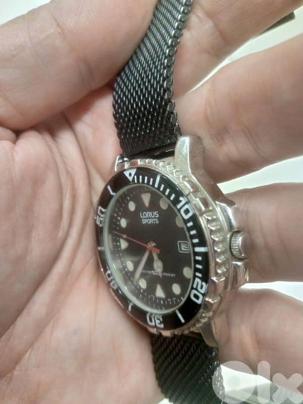 vintage LORUS Sport by Seiko diver watch 100M like new 3