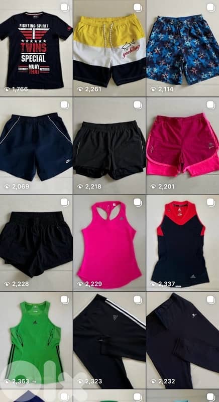 authentic sportswear and casual clothes 8