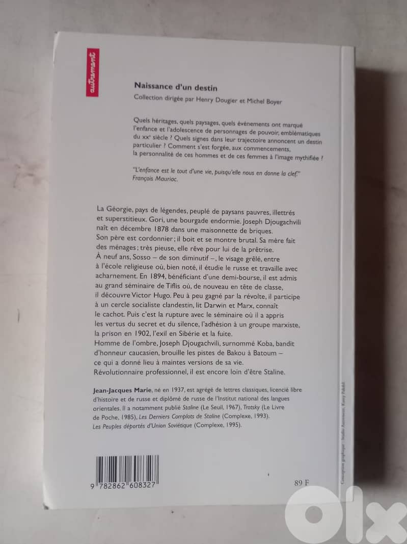 Staline : Naissance d'un destin by Jean-Jacques Marie, published in 19 1