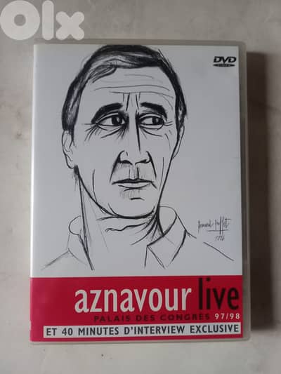 DVD live concert "Aznavour Live," at the Palais des Congrès Paris 97/9