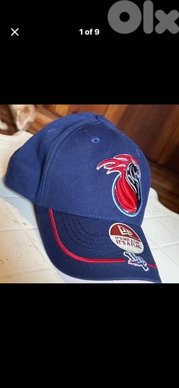 New Era Detroit Pistons Hat - Vintage Horse Logo NBA Cap - Adjustable 1