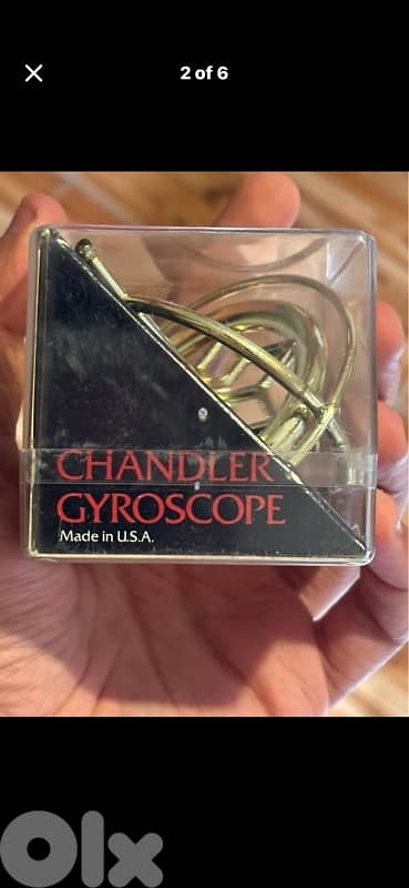 Rare Vintage 1987 Tedco 75th Anniversary Chandler Gyroscope - NOS 1