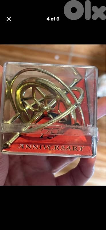 Rare Vintage 1987 Tedco 75th Anniversary Chandler Gyroscope - NOS 3