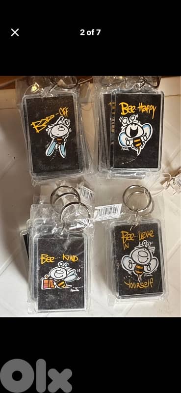 Rare 90s Annie Bee Collectible Keychains-24pc Variety Pack-Taiwan made 1