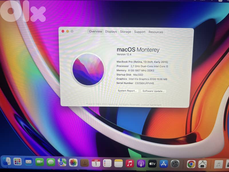 MacBook Pro (Retina, 13-inch, Early 2015) - 256GB SSD / 8GB RAM 4