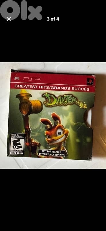 Daxter PSP Game - Greatest Hits Not For Resale Edition w/ Sleeve 2