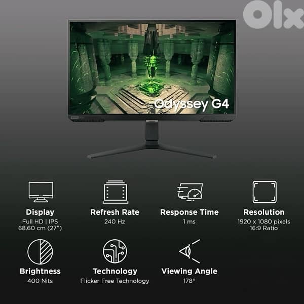 Samsung Odyssey G4 Gaming monitor 1