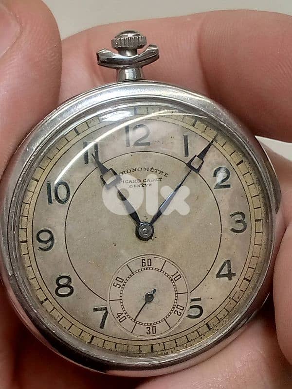 extremely Rare antique Zodiac triumph Picard cadet pocket watch 1920s 1