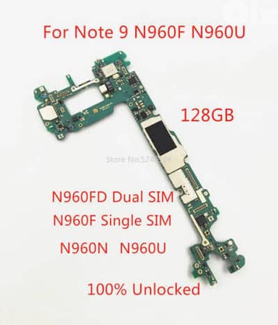 motherboard board samsung note 9