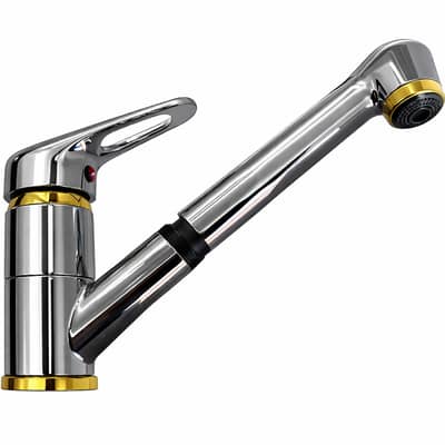 Single Lever Sink Mixer with Shower- خلاط مجلة مع مرشة