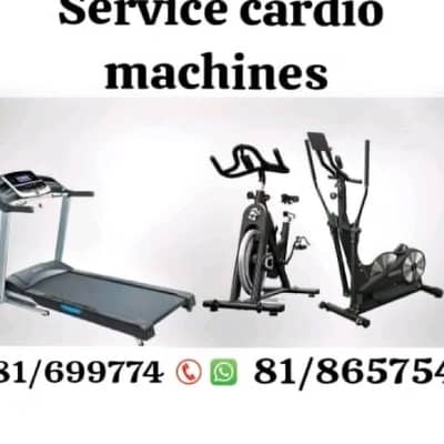 Service cardio machines  Treadmill and elliptical