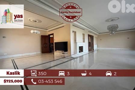 Kaslik 350m2 | Partly Furnished | Sea View | Luxury | EH/IV
