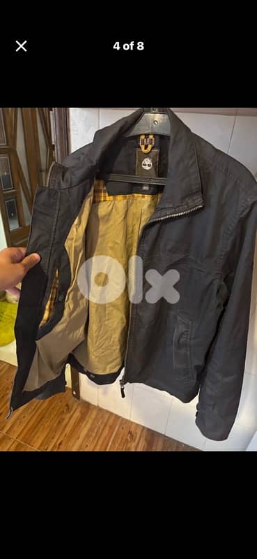 Timberland Waterproof Weathergear Jacket - Genuine Leather Trim-Size M 3