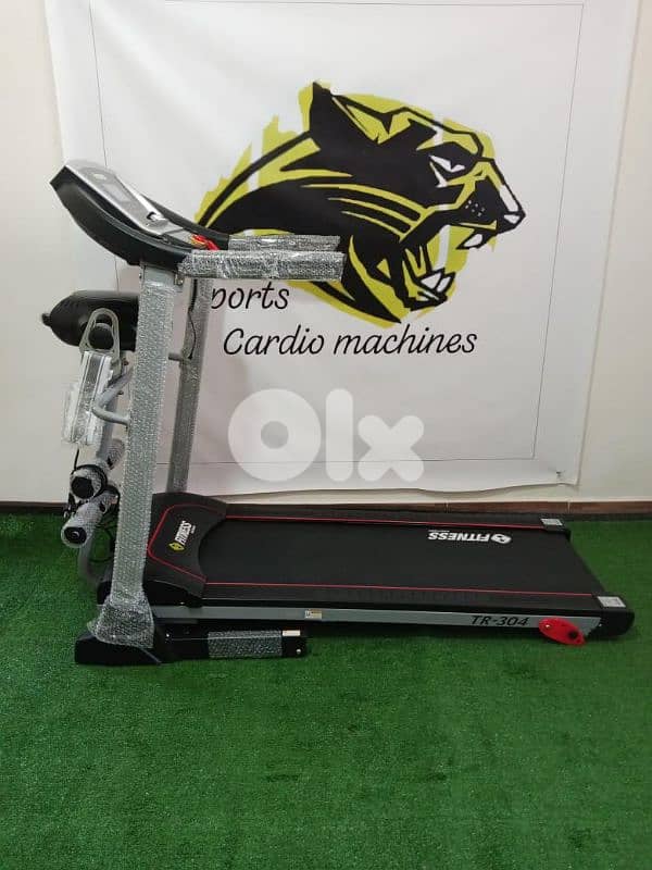 treadmill sports  2,5hp motor, vibration message, 2