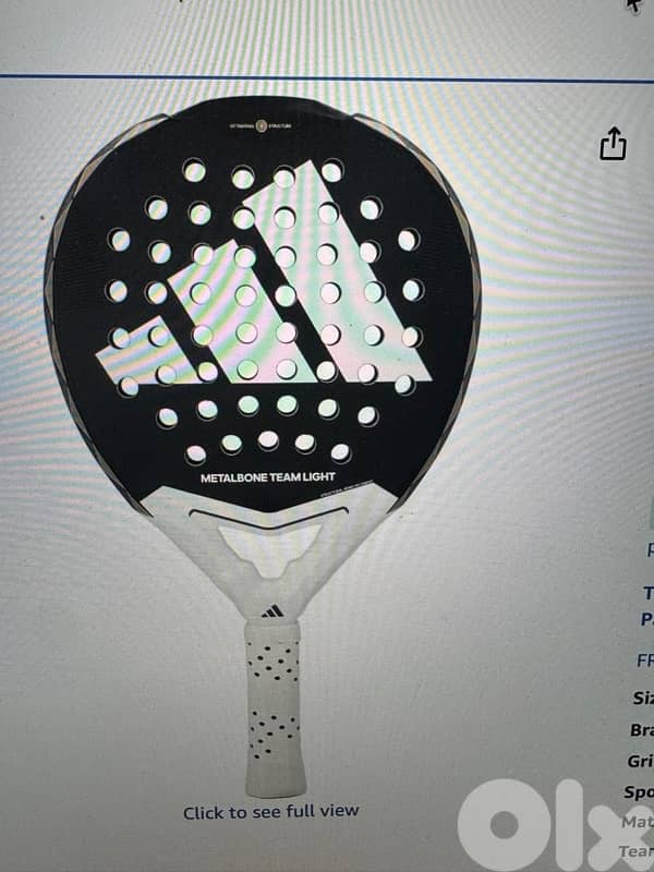 Adidas Metalbone Team Light 3.4 2025 Padel Racket 1