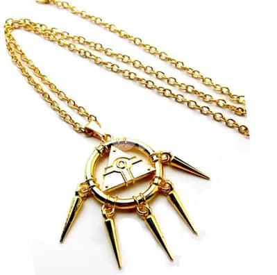 Original Metal Millinium Ring Necklade Yugioh