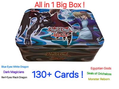Yu-Gi-Oh! Super Tin of more than 130 Cards !