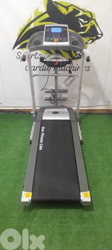 Treadmill new fitness line 2hp motor power with vibration massage 5