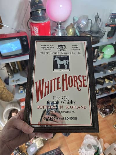 White Horse Scotch Whisky advertising mirror
