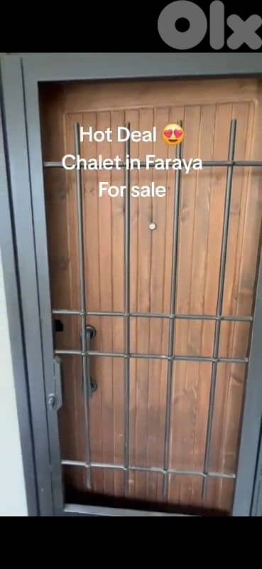 Chalet For Sale in Faraya