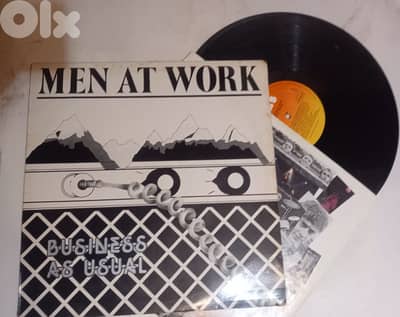 "Business as Usual" by  Men at Work. vinyl album