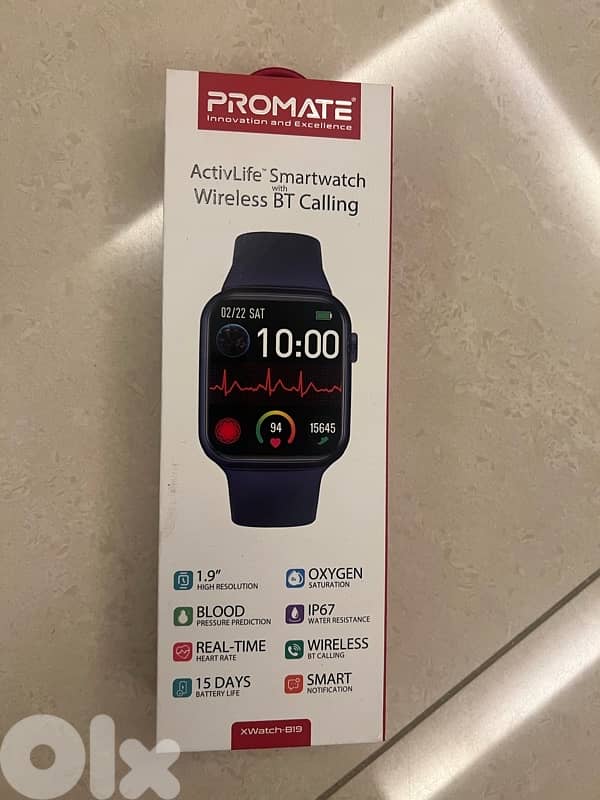 Open Box Promate smart watch for sale 1