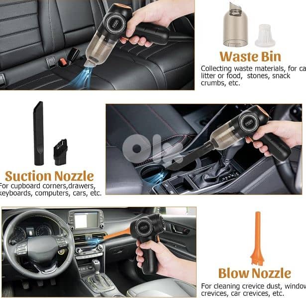 SDSP Q18. Car-Mounted Vacuum Cleaner 120W  (Original] 8