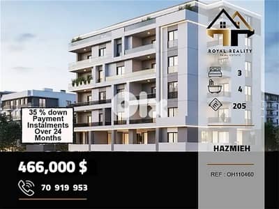 under construction apartment for sale in Hazmiyeh mar takla