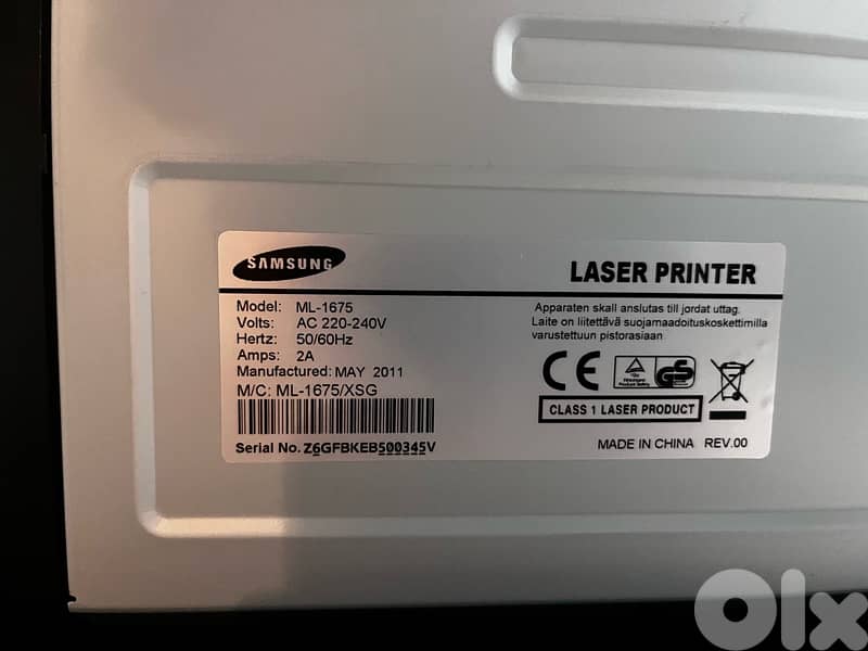 Samsung Laser Monochrome Printer 1