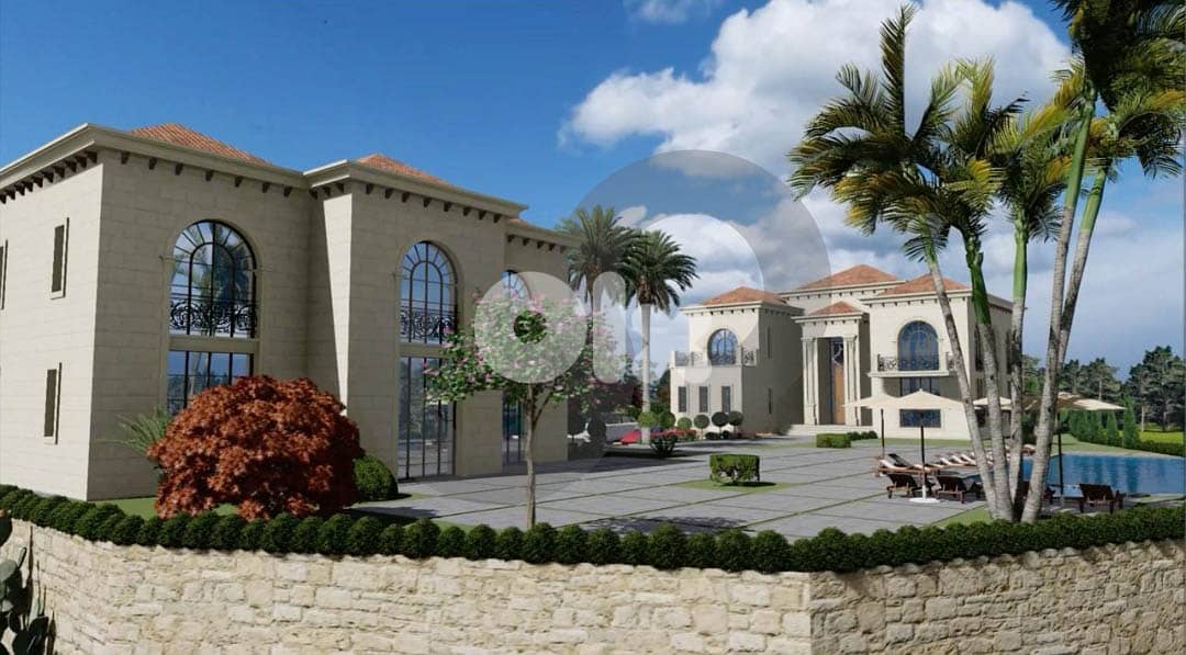 LAND/ 700 sqm luxury Villa/three guest bungalows in Aley REF#HR128092 2